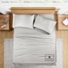 1000-TC King Size 4 Piece Sheet Set - Comfy Sheets - Giza Cotton Hotel Luxury Bed Sheets for Women, Men, Kids & Teens - Deep Pockets Easy-Fits up to 18-21" Mattress (Solid, Silver Grey) view 1