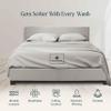 1000-TC King Size 4 Piece Sheet Set - Comfy Sheets - Giza Cotton Hotel Luxury Bed Sheets for Women, Men, Kids & Teens - Deep Pockets Easy-Fits up to 18-21" Mattress (Solid, Silver Grey) view 4