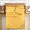 1000-TC King Size 4 Piece Sheet Set - Comfy Sheets - Giza Cotton Hotel Luxury Bed Sheets for Women, Men, Kids & Teens - Deep Pockets Easy-Fits up to 10-12" Mattress (Solid, Gold) view 1