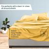 1000-TC King Size 4 Piece Sheet Set - Comfy Sheets - Giza Cotton Hotel Luxury Bed Sheets for Women, Men, Kids & Teens - Deep Pockets Easy-Fits up to 10-12" Mattress (Solid, Gold) view 3