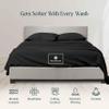 1000-TC King Size 4 Piece Sheet Set - Comfy Sheets - Giza Cotton Hotel Luxury Bed Sheets for Women, Men, Kids & Teens - Deep Pockets Easy-Fits up to 14-16" Mattress (Solid, Black) view 4