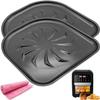 2PCS Air Fryer Drip Tray for PowerXL Air Fryers, Upgraded Air Fryer Drip Pan Replacement Parts for 6QT, 10QT PowerXL Vortex Air Fryer Pro Oven, Non-stick, Dishwasher Safe view 1