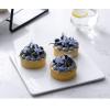 3-layer Cupcake Display Stands Square White Ceramic Trays Pasta Plates Can Be Used Separately Dessert Racks Fruit Bowls view 3