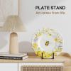 3 Pack 6 Inch Plate Stands for Display Picture - Vinyl Table Top Display, Decorative Metal Frame Holders for Book , Photo and Platter, Tabletop Art, Black 3 Packs view 4
