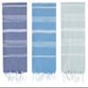 Set of 6 Turkish Beach Towel | 100% Cotton, Prewashed, 37 x 71 Inches | Peshtemal and Turkish Bath Towel for SPA, Beach, Pool, Gym and Bathroom Towels (mix1) view 3