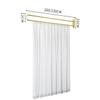 BEIFU Beauty Salon Curtain U-shaped Support Metal Rod 2 Meters (Pink) view 3
