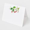 Place Cards with Strawberries on the Vine for Weddings, Showers, and Dinner Parties. Table Tent Style, Scored for Easy Folding. (50) view 1