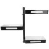 Seasoning Rack, 23.4X13.8X5.1Inch Spice Rack Organizer, 3 Layer Rotating for Kitchen Jars Condiments Spice view 4