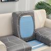 VEAIA Sofa Cushion Covers 2/4/3/1 Seater Elastic Furniture Pet Protector Sofa Seat Cushion Covers Couch slipcover Stretch Sofa Cover (Color : N, Size : C (135-165cm)) view 2