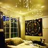 HENGYOU Butterfly Curtain Fairy Lights USB Plug in,8 Modes 120 LED 21FT Firefly Twinkle Timer String Lights with Remote, Waterproof for Bedroom Patio Christmas Wedding Party (Warm White) view 2