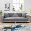 XSlive Cotton Sofa Slipcover Leaves Quilted Sectional Couch Cover Non-Slip Sofa Cover Furniture Protector for Pets Kids Love Seat Armrest Backrest,1 Piece/Not All Set (Gray,27"x27") view 1