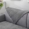 XSlive Cotton Sofa Slipcover Leaves Quilted Sectional Couch Cover Non-Slip Sofa Cover Furniture Protector for Pets Kids Love Seat Armrest Backrest,1 Piece/Not All Set (Gray,27"x27") view 3