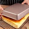 2 Pack Baking Sheet Pans, Deep Size Baking Pan Nonstick Cookie Sheet Brownie Cake Pan Bread Pan Toaster Oven Tray Bakeware, 8.6 x 6.6 x 1.7 Inches view 3