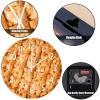 Fruit Pie Dessert Wooden Wall Clock 12Inch Round Clocks Food Kitchen Decor Decorative Wall Clocks Battery Operated Quartz Clock Restaurant Decoration Clock Modern Decor for Bathroom Bedroom view 3
