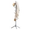 Haddockway Wooden Coat Rack Stand with 8 Hooks New Zealand Pine 3 Adjustable Coat Standing Tree Easy Assembly for Coats, Hats, Scarves and Handbags for Entryway, Hallway, Bedroom, Office view 1