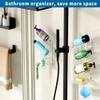 AITEE Acrylic Bathroom Organizer Shower Caddy, Clear Shampoo Holder Organizer Shelf Wall Mounted, Shower Shelves with Suction Cup, No Drilling and Rustproof, Sturdy and Durable view 2