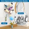 AITEE Acrylic Bathroom Organizer Shower Caddy, Clear Shampoo Holder Organizer Shelf Wall Mounted, Shower Shelves with Suction Cup, No Drilling and Rustproof, Sturdy and Durable view 4