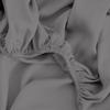 100% Cotton Charcoal Gray Queen Size Fitted Sheet - Lightweight & Breathable, Easy Fit 17 Deep Pocket Queen Sheet, Cooling (60 W x 80 L) view 4