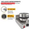 ALDKitchen Waffle Cone Maker - Commercial-Grade Stainless Steel Ice Cream Cone Machine, Nonstick, Adjustable Temp & Timer - Includes Cone Roller Tool view 4