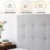 ZZYK Headboard Linen Bed Backboard King Washable Upholstered Headboard Full Size for Bench Bedroom Headboard Suitable for Use with Headboard,K,47.2"/120cm(Full) view 4