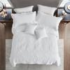 HZ & HY Oversized King Bedspread 128x120 Extra Wide, Quilted Coverlet Bedding Set, Lightweight Thin Comforter, Reversible, Luxurious, 5 Piece, 100% Microfiber, Pure White view 3