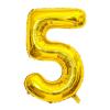40 Inch Gold Number 50 Balloons With Crown, 50th Birthday Balloon for Men and Women, 50th Birthday Decorations, Wedding Anniversar Celebration Decoration Balloons. (Gold) view 2