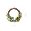 2pcs Artificial Garland Door Hanging Wreath Wedding Garland Decorative Simulated Flower Wreath Pendant Adornment Wedding Creative Home view 2