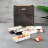Restaurantware Matsuri Vision 6.5 x 1.7 x 1.4 Inch Sushi Trays 100 Greaseproof Sushi Packaging Boxes - Lids Sold Separately Disposable White Paper Sushi Containers For Appetizers Or Desserts view 4