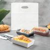 Restaurantware Matsuri Vision 5 x 4.4 x 1.4 Inch Sushi Trays 100 Greaseproof Sushi Packaging Boxes - Lids Sold Separately Disposable White Paper Sushi Containers For Appetizers Or Desserts view 4