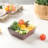 Restaurantware Matsuri Vision 3.7 x 1.4 Inch Sushi Trays 100 Greaseproof Sushi Packaging Boxes - Lids Sold Separately Disposable Wood Grain Paper Sushi Containers For Appetizers Or Desserts view 3