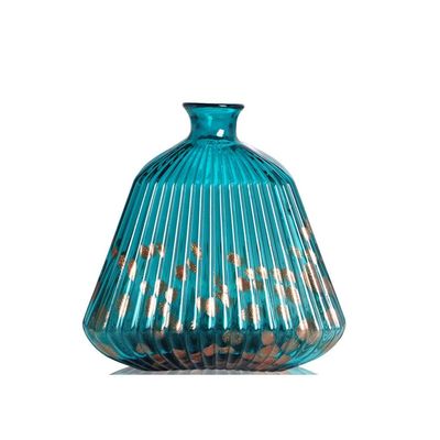 elegant ornament vase Vase Creative Vertical Striped Glass Vases Living Room Dining Room Decor Flower Bottle Home Office Indoor And Outdoor Decor fireplace bedroom kitchen living room ( Color : A )