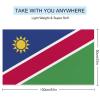Namibia Flag Beach Towel Beach Blanket Large Towels Oversized Lightweight Sand Free Towel for Adults Travel Gym Camping Pool Yoga Outdoor and Picnic view 2