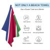 Namibia Flag Beach Towel Beach Blanket Large Towels Oversized Lightweight Sand Free Towel for Adults Travel Gym Camping Pool Yoga Outdoor and Picnic view 3