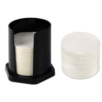 Coffee Filter Holder for Aeropress-Filter - CAFEMASY 2 Pack of 742 Count Replacement Paper Filters with Black Filters Holder Compatible for Aeropress Original Go Clear Espresso Coffee Maker