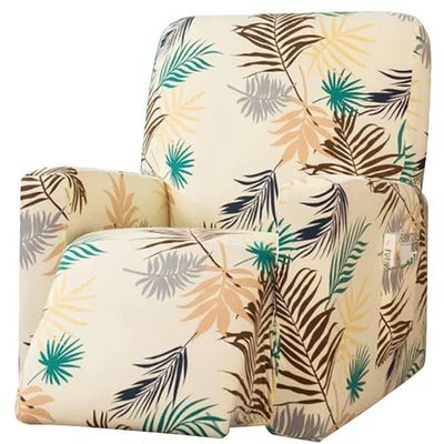 4 pieces Recliner Stretch Sofa Slipcover Recliner Chair Cover Relaxation Armchair Cover with Pockets Soft Polyester Spandex Recliner Cover Slipcover for Living Room Furniture Cover ( Color : Small )