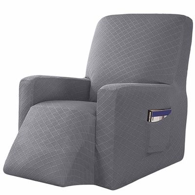4 pieces Recliner Stretch Sofa Slipcover Recliner Chair Cover Relaxation Armchair Cover with Pockets Soft Polyester Spandex Recliner Cover Slipcover for Living Room Furniture Cover ( Color : #25 )
