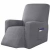 4 pieces Recliner Stretch Sofa Slipcover Recliner Chair Cover Relaxation Armchair Cover with Pockets Soft Polyester Spandex Recliner Cover Slipcover for Living Room Furniture Cover ( Color : #25 ) view 1