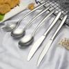 60-Pieces Black Silverware Set, Premium Stainless Steel Flatware Set for 12, Mirror Polished Tableware Cutlery Set for Home and Restaurant, Include Knife/Spoon and Fork, Dishwasher Safe (60pcs) view 1
