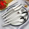 60-Pieces Black Silverware Set, Premium Stainless Steel Flatware Set for 12, Mirror Polished Tableware Cutlery Set for Home and Restaurant, Include Knife/Spoon and Fork, Dishwasher Safe (60pcs) view 2