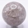 49mm 180g Smoky Quartz w/Inclusions Sphere Polished Natural Sparkling Gemstone Crystal Mineral Specimen Ball - India + Stand view 1
