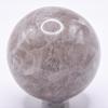 49mm 180g Smoky Quartz w/Inclusions Sphere Polished Natural Sparkling Gemstone Crystal Mineral Specimen Ball - India + Stand view 4