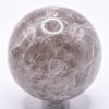 49mm 175g Sparkling Smoky Quartz Sphere Polished Translucent Natural Gemstone Crystal Mineral Specimen Ball - India + Stand view 4