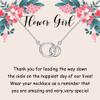 TGBJE Flower Girl Necklace Wedding Proposal Gift Bridesmaid Gift (flower girl ne) view 1