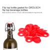 Silicone Rubber Gaskets Washers for Swing Top Bottles, 25 Pieces Leak Proof Seals compatible with Home Brew Beer Soda Bottles view 3