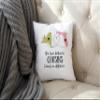 Personalized Cousins Two State Pillow | Custom Moving Pillow | Long Distance Gift | Personalized Gift for Cousin | Gifts for Her | Going Away Present (Cover with Insert) view 2