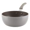 Rachael Ray Cook + Create Nonstick Saucier Pan/Saucepan, 3 Quart, Gray view 1