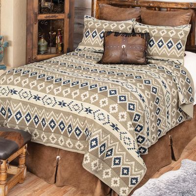 BLACK FOREST DECOR Southwest Journey Quilt Bed Set - Queen