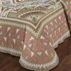 Touch of Class Valley View Southwestern Grande Bedspread Multi Warm 24 Inch Drop Cotton/Polyester Bedspread | Queen Bedspread Only view 3