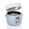 Hamilton Beach Digital Programmable Rice Cooker & Food Steamer,12 Cups Cooked (6 Uncooked), with Slow Cook & Hard-Boiled Egg Functions, Steam & Rinse Basket, Blue (37561) view 1