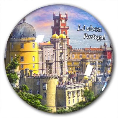 Portugal Lisbon Fridge Magnet Refrigerator Stickers Decorative Magnet Travel Souvenir Crystal Glass